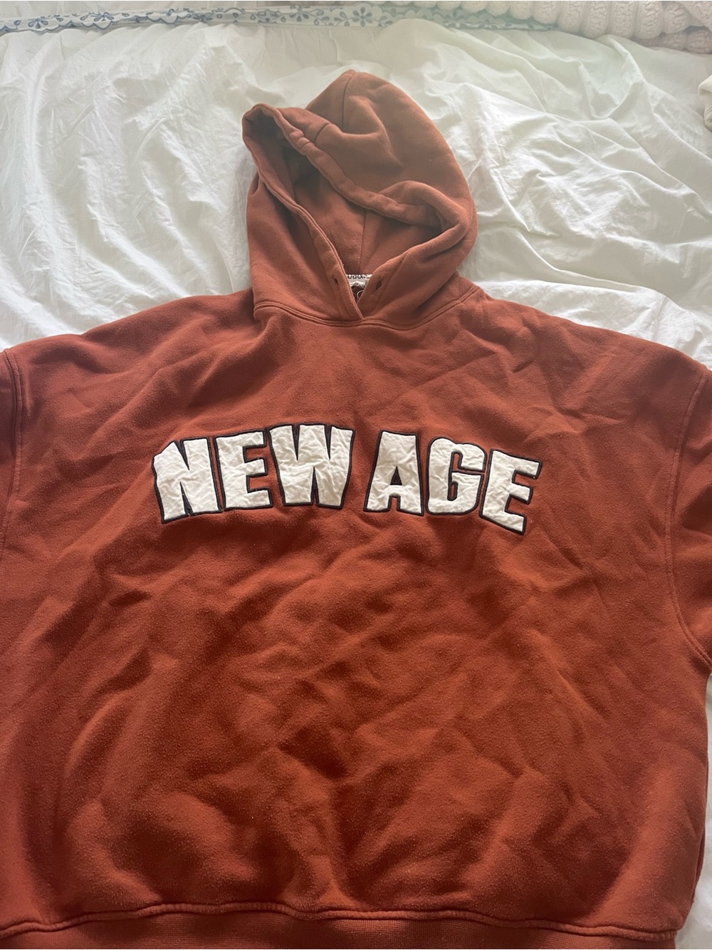 ba&sh Rust 'NEW AGE' Pullover Hoodie